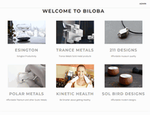 Tablet Screenshot of biloba.com